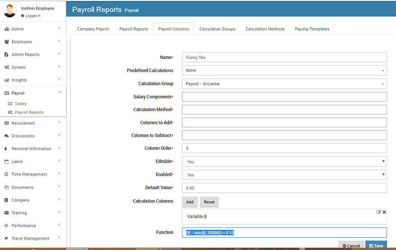 icehrm-creating-payroll-column-adding details-2.png