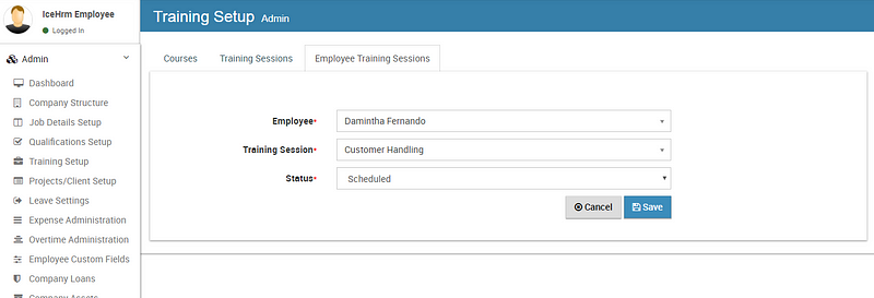 icehrm-employee-training-sesssions-setup.png
